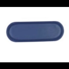 Bandeja oval azul petróleo matte (40,5cm C x 14cmL)