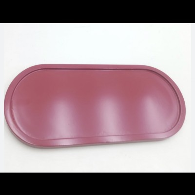 Bandeja Oval Rasteira, cor Marsala (32C x 14,5L cm)