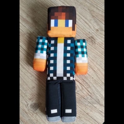 Boneco AuthenticGames, em espuma (Minecraft)