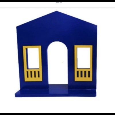 Casa da Vila, Azul e Amarelo (18,5A x 18,5C cm)