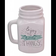 Mini Vaso-Caneca “Enjoy the little things”  13Ax8C