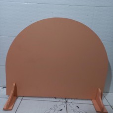 Painel baixo arco, em mdf, laranja (80C x 50A cm)