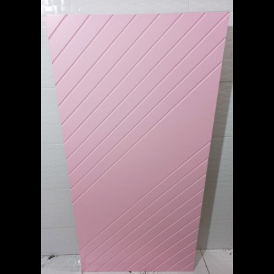 Painel retangular em MDF, cor de rosa (2A x 0,80C)