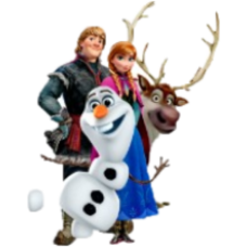 Totem FROZEN em PS (80A x 63C cm)